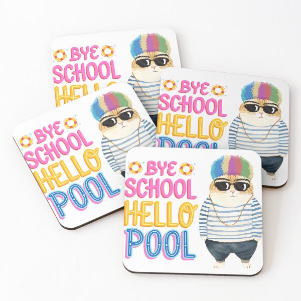 Item preview, Bye School,Hello Pool ! designed and sold by Abdelillah10.