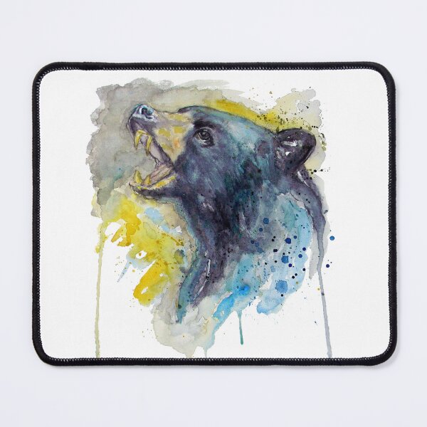 Item preview, Roaring Black Bear Watercolor designed and sold by caracatita75.