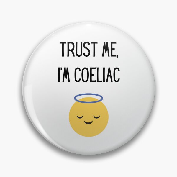Item preview, Trust Me, I'm Coeliac Funny Gluten Free Angel Emoji Design designed and sold by My Gluten Free Life UK.