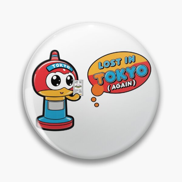 Item preview, Lost in Tokyo Again – Fun Japanese-style kawaii design designed and sold by StormArte.
