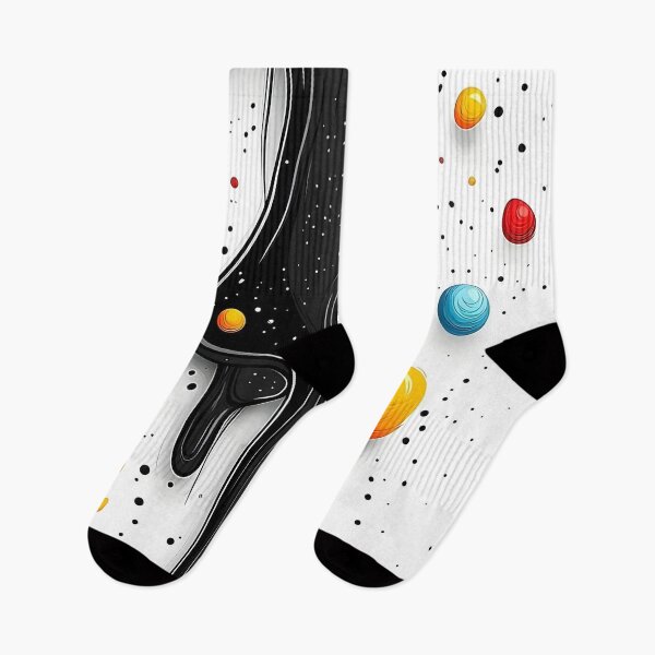 Item preview, Abstract Black Drips with Colorful Shapes designed and sold by MOBI-CASE.