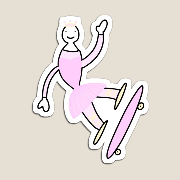 Item preview, Ballerina Fred Skateboarding  designed and sold by artisticabbey.