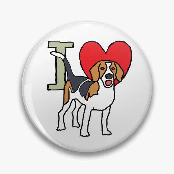 Item preview, I Love Beagles designed and sold by Mark-Ewbie.