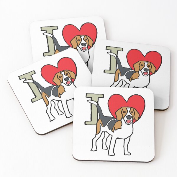 Item preview, I Love Beagles designed and sold by Mark-Ewbie.