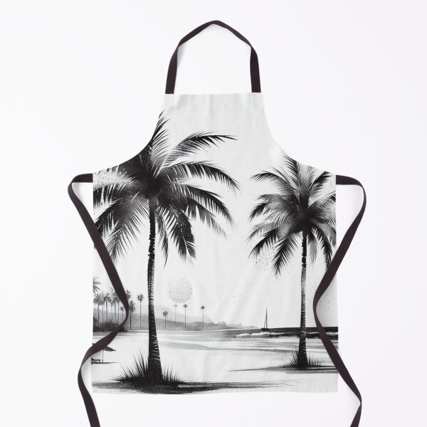 Item preview, Black and White Palm Tree designed and sold by clintang.