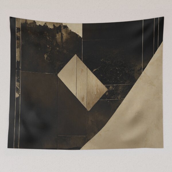 Item preview, Abstract Geometric Composition with Distressed Textures designed and sold by love-it-buy-it.