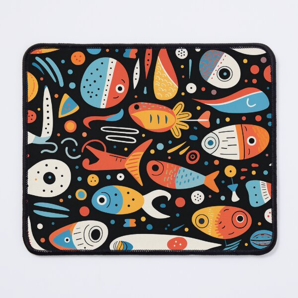 Item preview, Mind-Bending Fish Wonderland designed and sold by mittie101.
