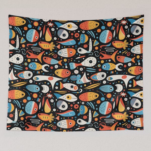 Item preview, Mind-Bending Fish Wonderland designed and sold by mittie101.