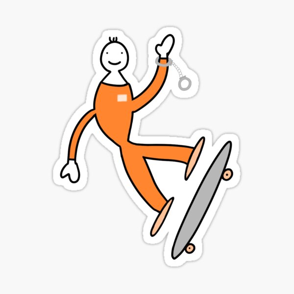 Item preview, Jail Break Fred Skateboarding designed and sold by artisticabbey.