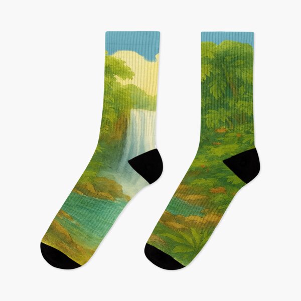 Item preview, Waterfall in Watercolour designed and sold by PixeMeAus.