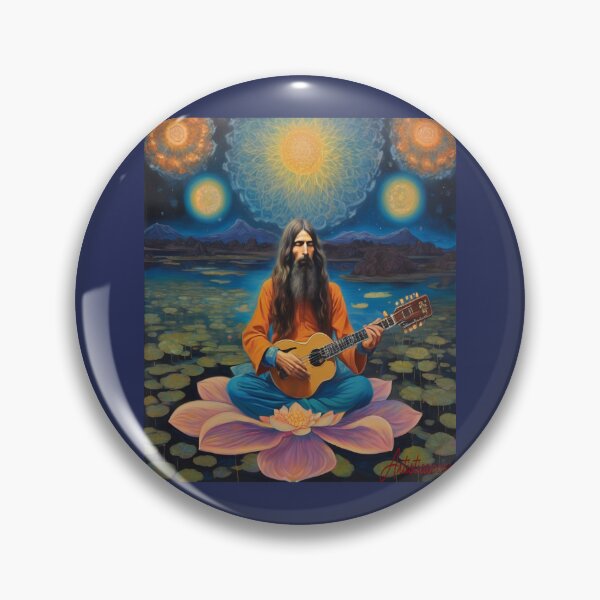 Item preview, "Cosmic Serenade: George Harrison's Mystic Melody" designed and sold by Artisticanvas.
