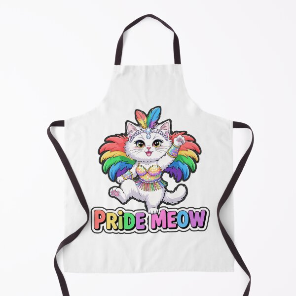 Item preview, Pride Meow Chibi Persian Cat Carnival Sticker | Cute LGBTQ+ Pride Month Art designed and sold by Nuist25.