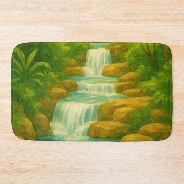 Item preview, Rocky Mountain Waterfall designed and sold by PixeMeAus.