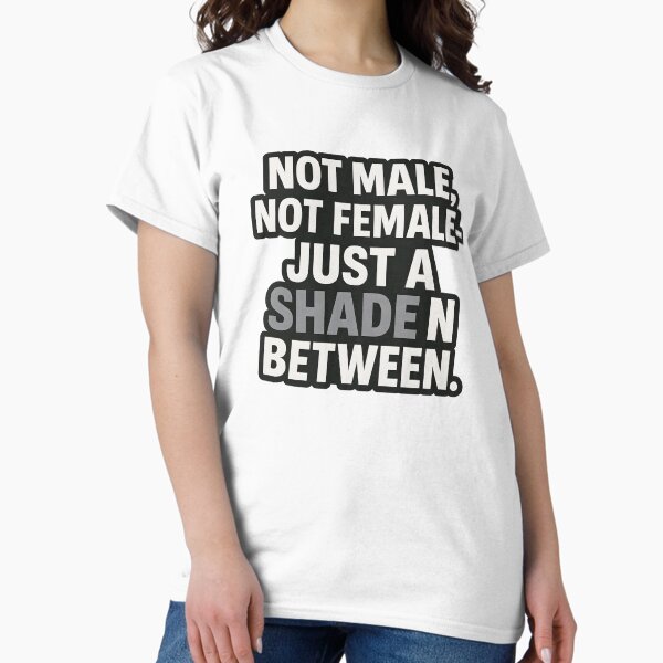 Aperçu de l'œuvre Ni homme, ni femme – Art typographique queer créée et vendue par Haus Of Sin.