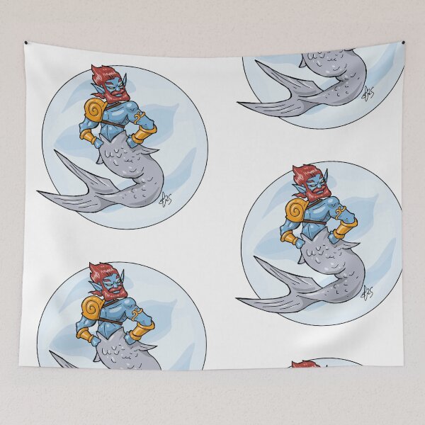 Item preview, Merman blue designed and sold by Pittstop.