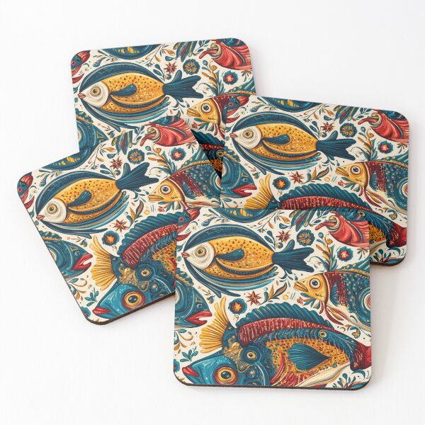 Item preview, Whimsical Surreal Fishscape designed and sold by mittie101.