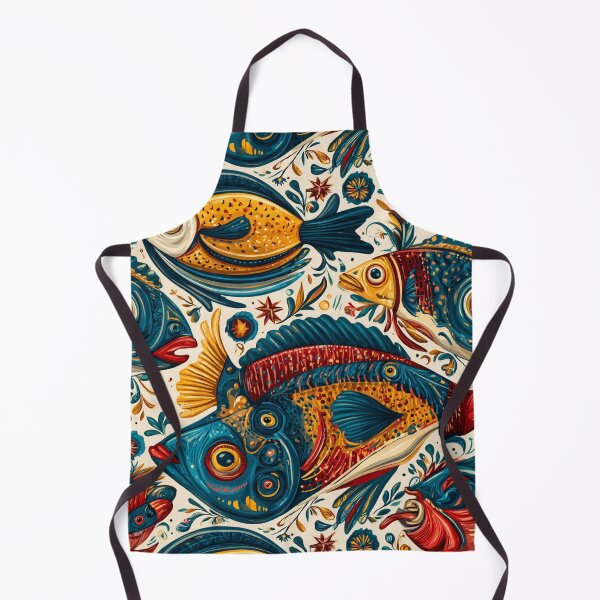 Item preview, Whimsical Surreal Fishscape designed and sold by mittie101.