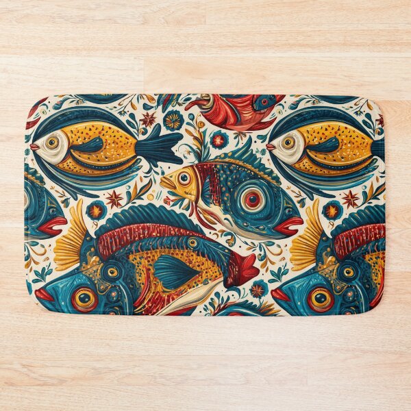 Item preview, Whimsical Surreal Fishscape designed and sold by mittie101.