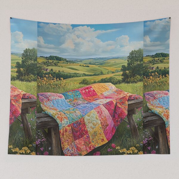 Item preview, Rusticore - Handmade Patchwork Quilt designed and sold by bapupa.