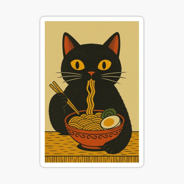 Item preview, Ramen Cat designed and sold by Harley-Smok.