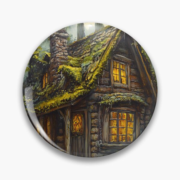 Item preview, Rusticore - Mossy Cabin in the Woods designed and sold by bapupa.