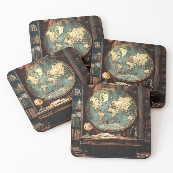 Item preview, Rusticore - Vintage Old World Map designed and sold by bapupa.
