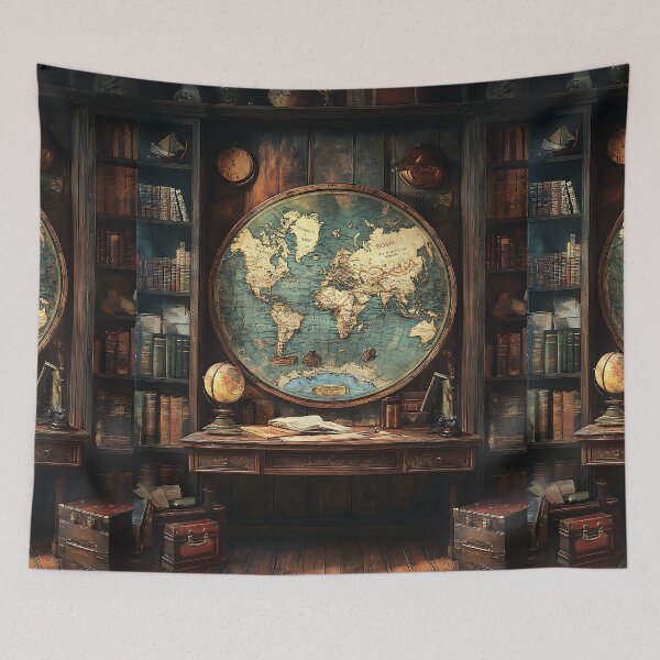 Item preview, Rusticore - Vintage Old World Map designed and sold by bapupa.