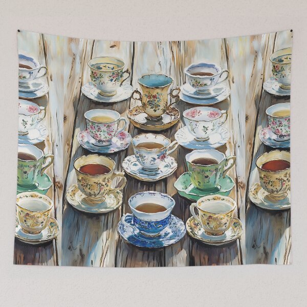 Item preview, Rusticore - Vintage Tea Service Charm designed and sold by bapupa.