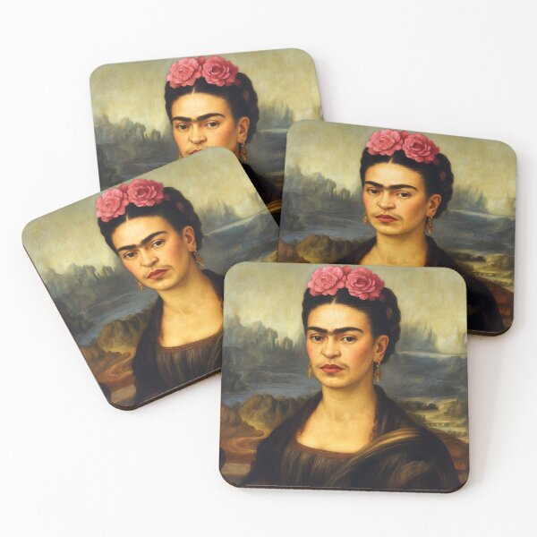 Item preview, Frida Kahlo as Mona Lisa. Feminist Masterpiece Remix designed and sold by Shoot-The-Moon.