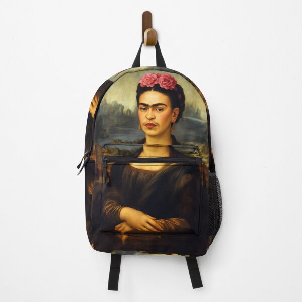 Item preview, Frida Kahlo as Mona Lisa. Feminist Masterpiece Remix designed and sold by Shoot-The-Moon.