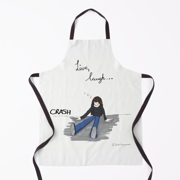 Item preview, Live Laugh Crash – Disability Awareness Humour for Chronic Illness & Fatigue designed and sold by Warm Whimsy Designs.