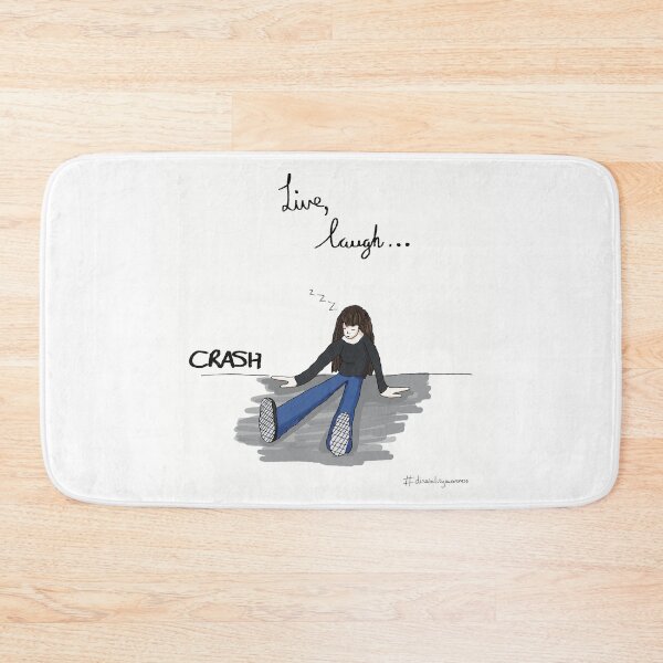 Item preview, Live Laugh Crash – Disability Awareness Humour for Chronic Illness & Fatigue designed and sold by Warm Whimsy Designs.