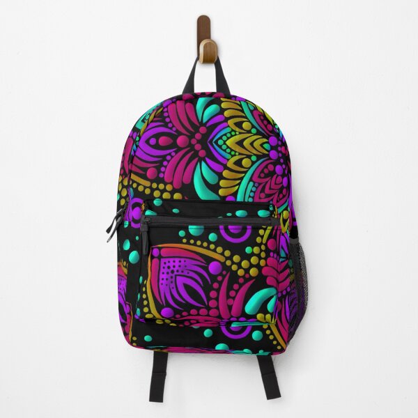 Item preview, Psychedelic Neon Mandala Art – Vibrant Boho Pattern designed and sold by Printdesigns1.