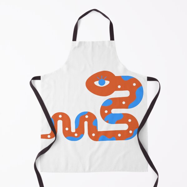 Item preview, Abstract Orange Snake Graphic - Reptile Art designed and sold by LipsLab.