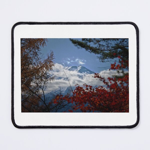 Item preview, View of Mount Fuji through the autumn leaves designed and sold by EverLens.