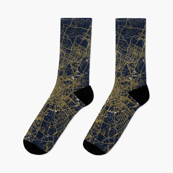 Item preview, Chengdu City Map of China - Gold Art Deco designed and sold by deMAP.