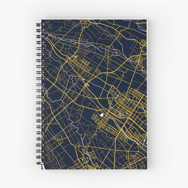Item preview, Chengdu City Map of China - Gold Art Deco designed and sold by deMAP.