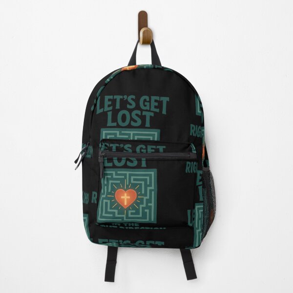 Item preview,  Let’s Get Lost in the Right Direction – Christian Faith Heart Maze Design designed and sold by Jason123za.