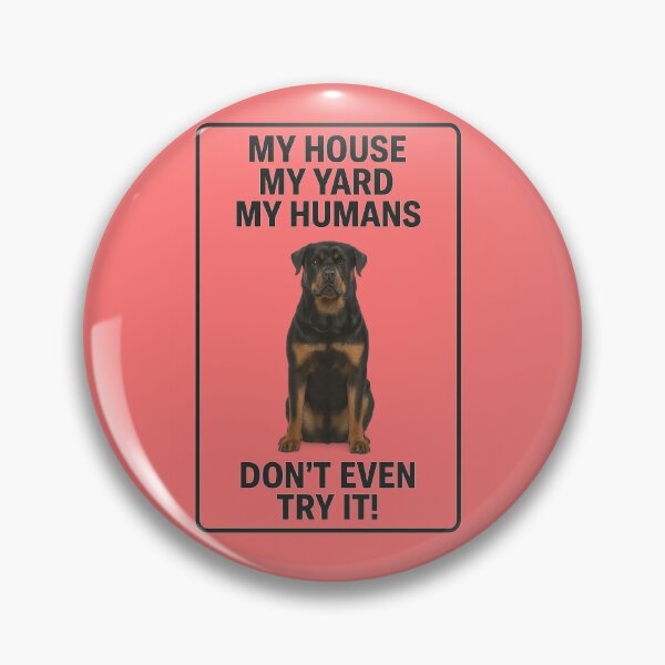Artikelvorschau, Rottweiler – Mein Haus, mein Garten, meine Menschen – versuchen Sie es nicht einmal! entworfen und verkauft von 123ks.