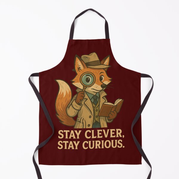 Item preview, Stay Clever, Stay Curious – Detective Fox designed and sold by Dabis26.