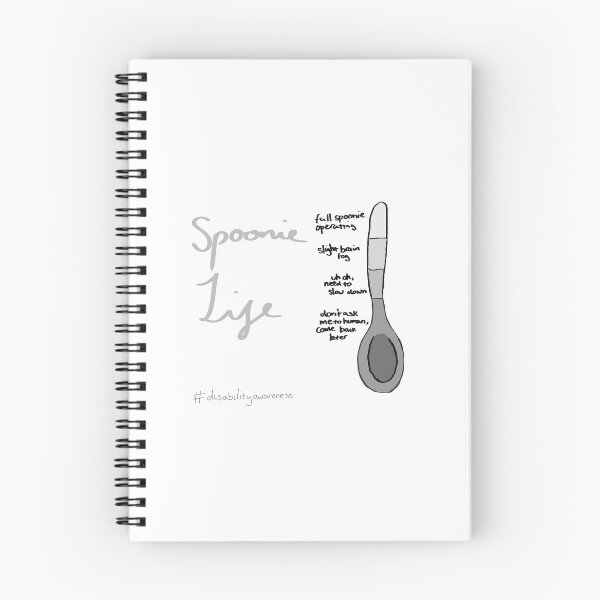 Item preview, Spoonie Life Levels – Chronic Illness & Disability Awareness Spoon Theory Art designed and sold by Warm Whimsy Designs.