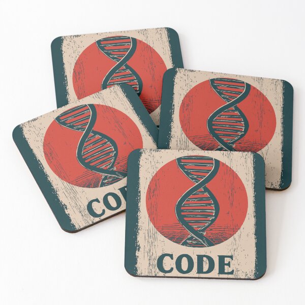 Item preview, DNA Code Poster – Genetic Science Meets Futuristic Art designed and sold by TuncGK.