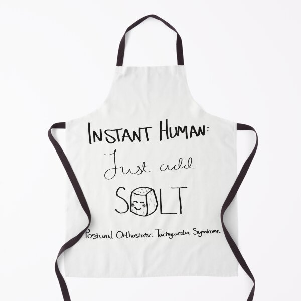 Item preview, Instant Human Just Add Salt – POTS Awareness Design with Cute Salt Illustration designed and sold by Warm Whimsy Designs.