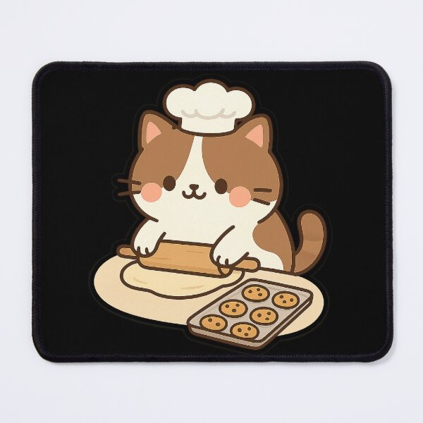 Item preview, Cute Cat Baking Cookies designed and sold by YnMstudio25.
