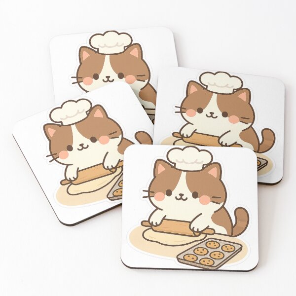Item preview, Cute Cat Baking Cookies designed and sold by YnMstudio25.