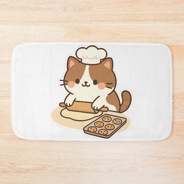 Item preview, Cute Cat Baking Cookies designed and sold by YnMstudio25.