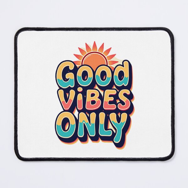 Item preview, Good Vibes Only Retro Chill Tee designed and sold by PopPrismDesigns.