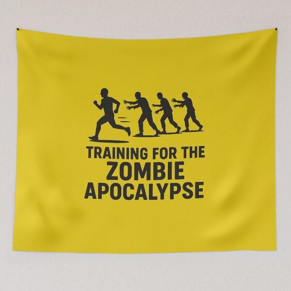 Item preview,  Training for the Zombie Apocalypse Runner Design designed and sold by Jason123za.