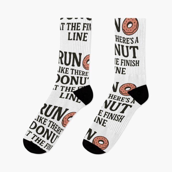 Item preview,  Run Like There's a Donut at the Finish Line Funny Fitness Quote designed and sold by Jason123za.