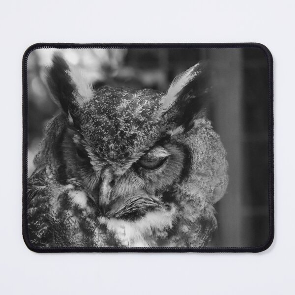Item preview, Wise Old Owl Black And White designed and sold by MercerImages.